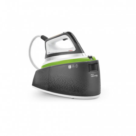 Masa | Statie de calcat - Stație de Călcat Polti Vaporella Instant VI50.20, 2400 W, 2 l, Presiune Pompă 8 BAR, Jet Abur 550 gr/min, Funcție ECO, Gri/Verde