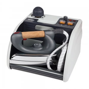 Statii de calcat profesionale - Statie de Calcat Profesionala Polti Vaporella Super Pro, Talpa Aluminiu, 1750 W, 1.7l, 3 Bar, 120 gr/min, Gri