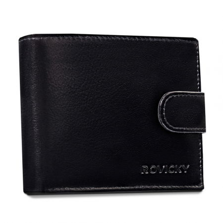 Produse noi - Portofel barbati din piele naturala cu RFID, Rovicky PTR-R-RM-11L-GCL