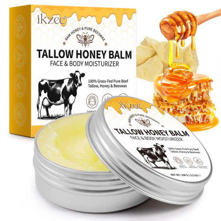 Balsam 100% Raw & Natural din Seu de Vita, Ceara de Albine si Miere, Ten si Corp, NOVA KISS®, 100 g