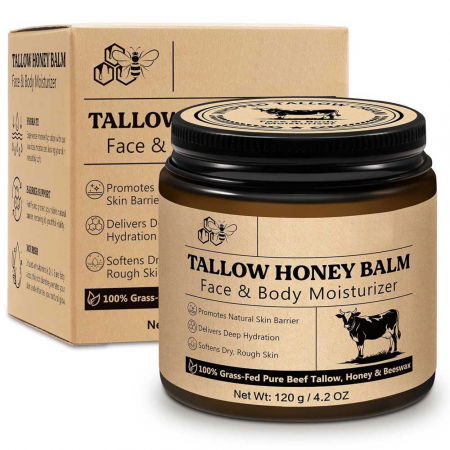 Crema Premium pentru Ingrijire din Seu de Vita, Ceara de Albine si Miere, 100% Naturala, NOVA KISS®, 120 g