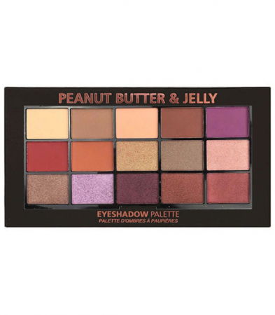 Paleta Profesionala de Farduri Technic 15 Pressed Pigment Palette, Peanut Butter & Jelly, 15 Culori, 30 g