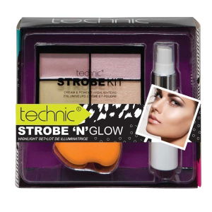 Set Make-Up Cu 3 Produse Technic Strobe 'N' Glow Highlight Set