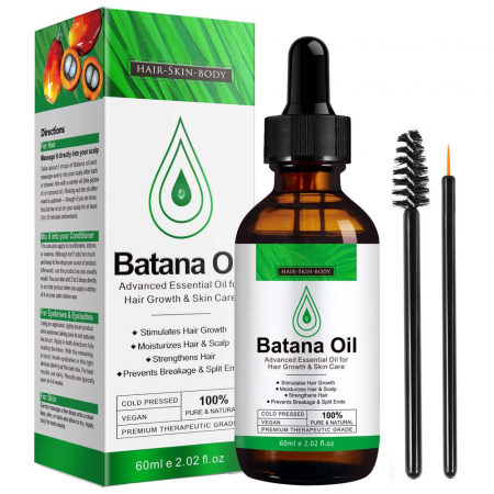 Ulei de Batana Premium, 100% Pur pentru Cresterea Parului si Ingrijirea Pielii, NOVA KISS® 60 ml