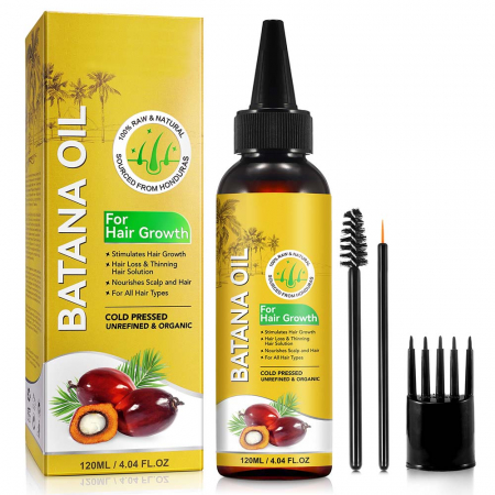 Ulei de Batana 100% Raw & Natural pentru Cresterea Parului, recolta Honduras, NOVA KISS®, 120 ml