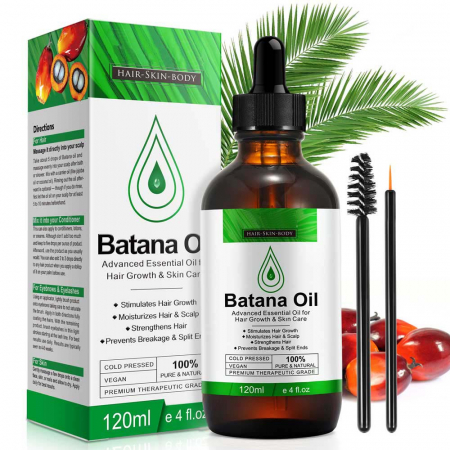 Ulei de Batana Premium, 100% Pur pentru Cresterea Parului si Ingrijirea Pielii, NOVA KISS® 120 ml