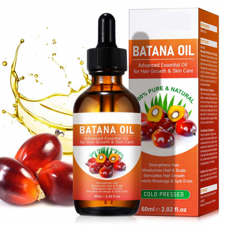 Ulei de Batana, 100% Pur & Natural, Premium, pentru Cresterea Parului si Ingrijirea Pielii, NOVA KISS® 60 ml