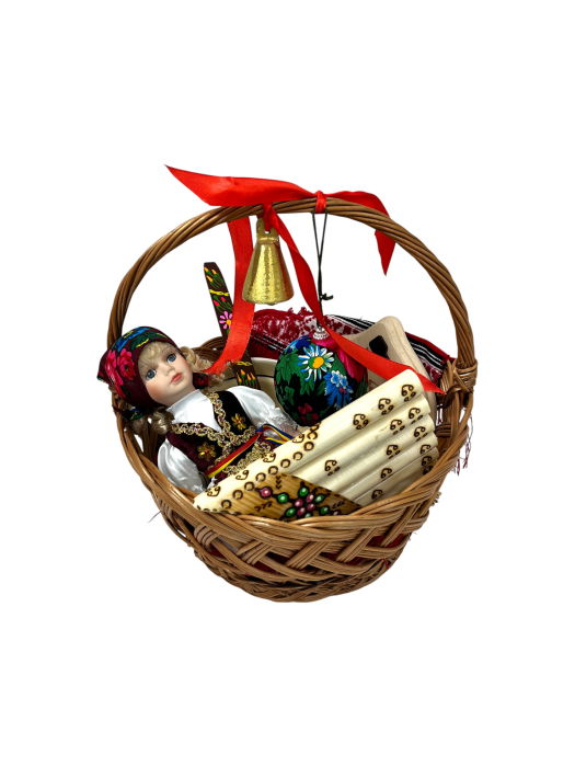 Coș cadou-2 cu produse lucrate manual – un dar autentic, plin de tradiție [3]