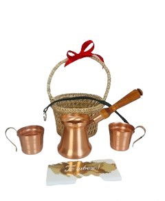 Cos Cadou cu Obiecte din Cupru si Cadou Dulce [2]