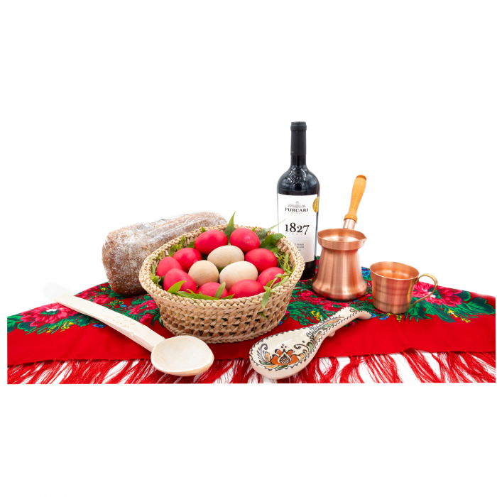 Cos Cadou de Paste "Tradiții Handmade și Delicii Pascale" 1 [1]