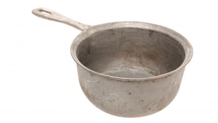 Produse din Cupru - Ceaun din Aluminiu, cu Coada, 5 litri