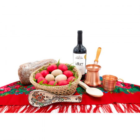 Cos Cadou de Paste "Tradiții Handmade și Delicii Pascale" 1 [1]