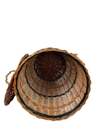 Coș de rufe rotund cu mânere și capac detașabil- 70x43 CM [2]