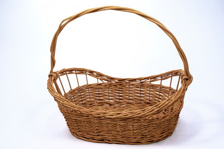 Cos din rachita cu decor