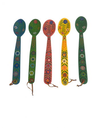 Colecții serie limitată - Lingura Pictata Manual-Romania