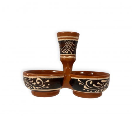 PRODUSE DIN STICLA SI CERAMICA - Solnita din Ceramica Pictata