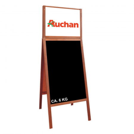 Display uri Lemn - Chain stopper 118x61cm + 46cm header