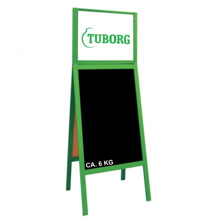 Display uri Lemn - Chain stopper colored 118x61cm + 46cm header