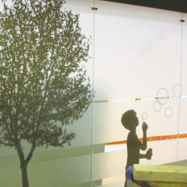 Autocolant PVC - Autocolant sablat premium  - Efect glacial