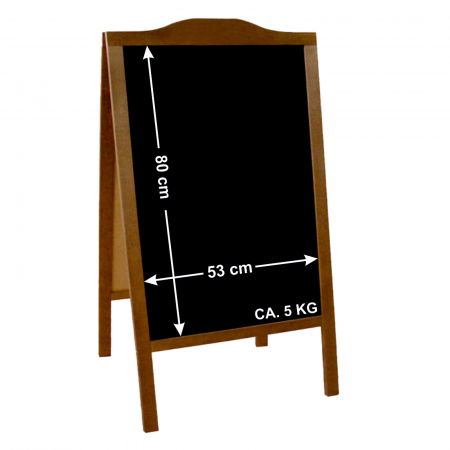 Display uri Lemn - Chain stopper 118x61cm with logo