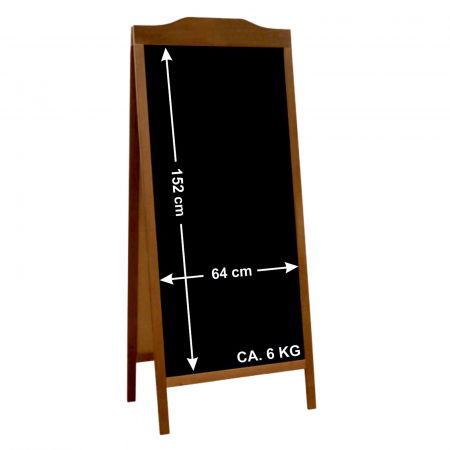 Display uri Lemn - Chain stopper 160x72cm with logo