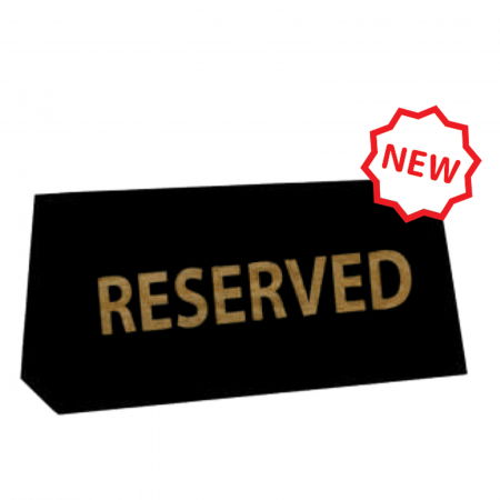 Display uri Lemn - "Reserved" tabletop