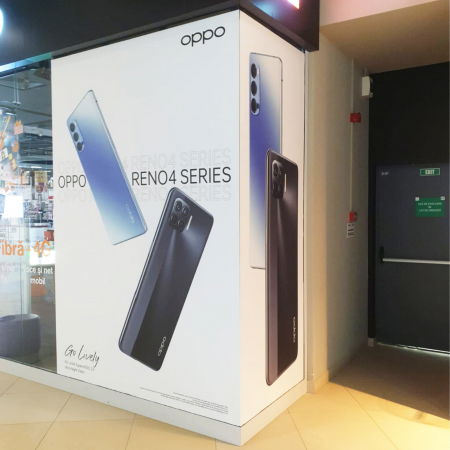 Autocolant PVC - Autocolant pvc-adeziv pe fata printata