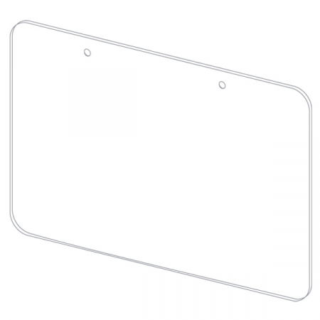 Sisteme de protectie a angajatilor - COVID - Placa de protectie suspendata L 99 x H 66 CM