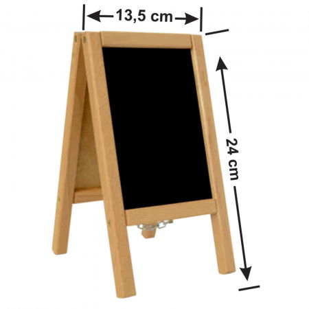 Display uri Lemn - Double-sided mini A-boards