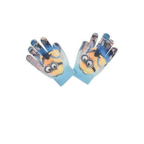 Manusi Minions poliester,16-18 cm, bleu [1]