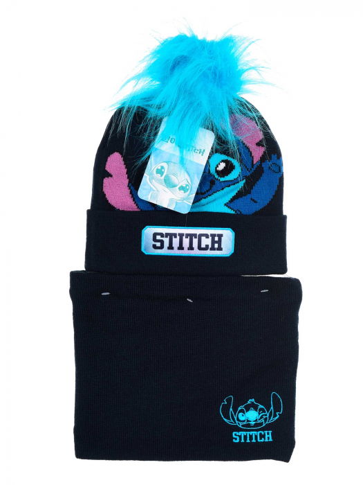 Set 2 piese iarna, caciula si guler Lilo & Stitch [2]