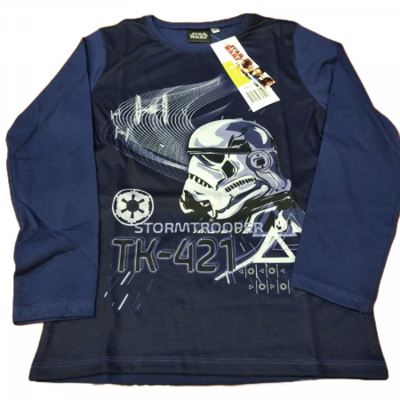Bluze copii - Bluza bumbac, maneca lunga, Star Wars Stormtrooper