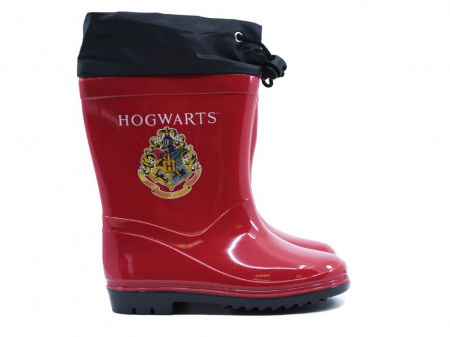 Ghete si cizme copii - Cizme cauciuc cu siret Harry Potter