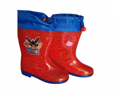 Ghete si cizme copii - Cizme PVC cu siret Bing