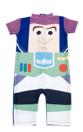 Costume de baie copii - Costum de baie UV cu maneci scurte si fermoar Toy Story