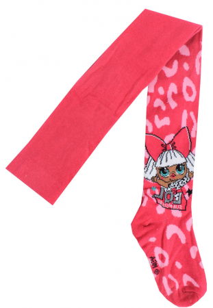 Imbracaminte si incaltaminte copii - Dres,ciorapi cu chilot, LOL SURPRISE, roz inchis