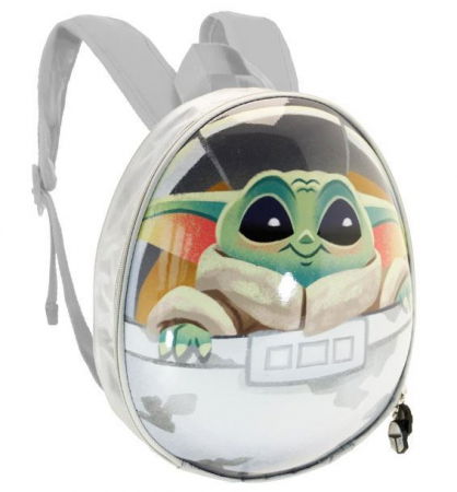 Ghiozdane si genti - Ghiozdan gradinita oval 3D Mandalorian