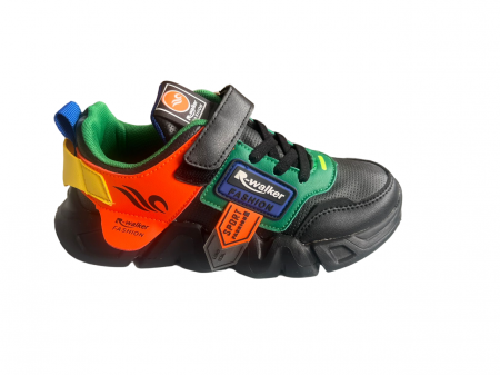 Pantofi sport - Pantofi sport pentru copii, material piele ecologica, multicolor, Fashion