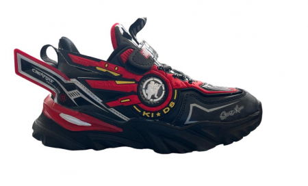 Pantofi sport - Pantofi sport pentru copii, material piele ecologica, negru, Kids