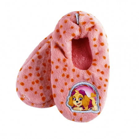 Papuci si slapi copii - Papuci botosi de casa Paw Patrol girls