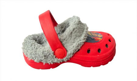 Papuci si slapi copii - Papuci tip clogs din spuma imblaniti Sam Pompierul