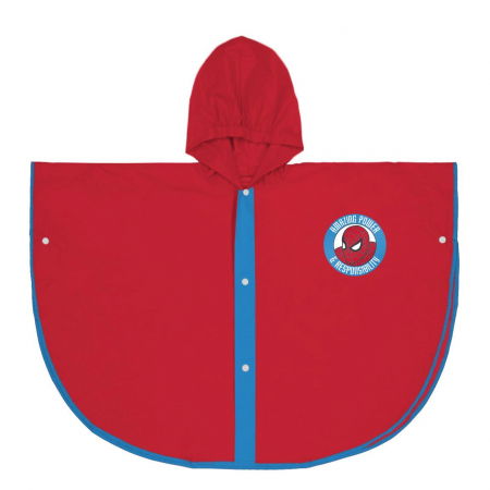 Pelerine ploaie - Pelerina ploaie tip poncho cu gluga din PVC, Spiderman