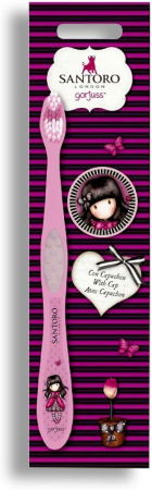 Lumea bebelusilor - Periuta dinti Santoro Gorjuss manuala cu capac protectie