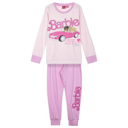 Pijamale copii - Pijama bumbac, 2 piese, maneca lunga Together Barbie