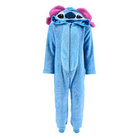 Imbracaminte si incaltaminte copii - Pijama intreaga pufoasa tip Overall Lilo & Stitch
