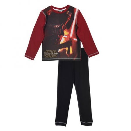 Pijamale copii - Pijama maneca Star Wars, rosu, 104