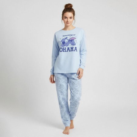 Pijamale Dama - Pijamale bumbac pentru femei Stitch Ohana