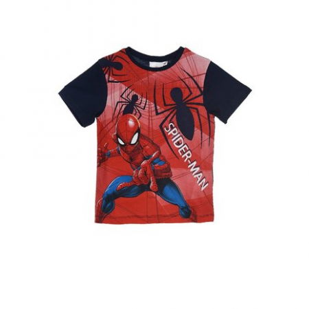 Tricouri copii - Tricou maneca scurta Spiderman, navy , 8 ani