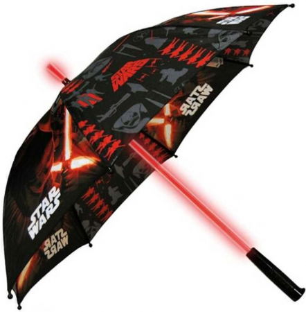 Umbrele copii - Umbrela de ploaie automata cu lumini Star Wars, 71 cm
