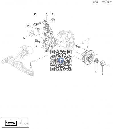 INSIGNIA - Vorderradnabe YR00067980